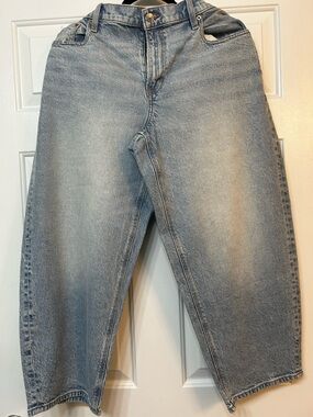 American Eagle Outfitters Light Blue Barrel Jeans